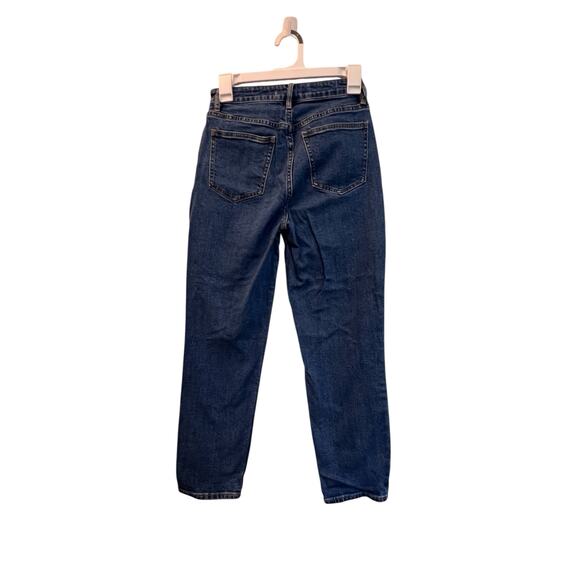 PacSun Mom Jeans Womens Size 25 High Rise Skinny Ankle Dark Wash Denim Stretch - Picture 2 of 4